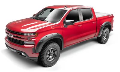 Bushwacker - Bushwacker Forge Style Front/Rear Fender Flares-Black, Silverado; 48106-08