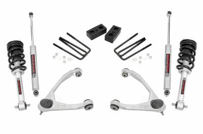 Rough Country Suspension Systems - Rough Country 3.5" Suspension Lift Kit, 14-16 Silverado/Sierra 1500 RWD; 198.23