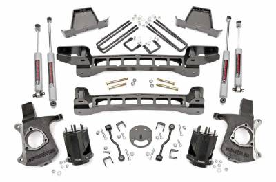 Rough Country Suspension Systems - Rough Country 6" Suspension Lift Kit, 99-06 Silverado/Sierra 1500 RWD; 23420