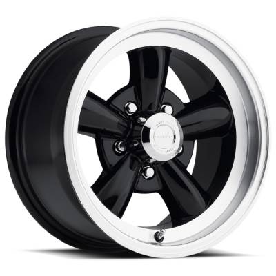 Vision Wheel - Vision Wheels 141H Legend 5 15x7 5x4.75 -7mm Black/Machined; 141H5761GB-7