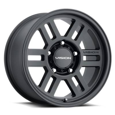 Vision Wheel - Vision Wheels 355 Manx 2 Overland 17x9 5x150 0mm Black Matte; 355-7950SB0