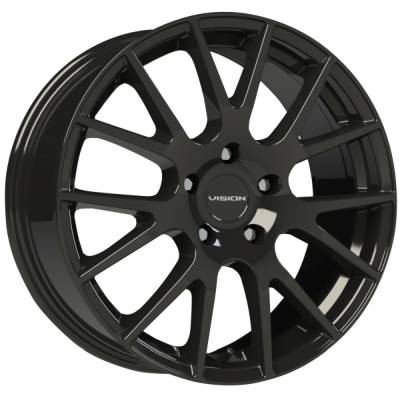 Vision Wheel - Vision Wheels 18 Hellion 17x7.5 5x4.5 40mm Black Gloss; 18A7765GB40