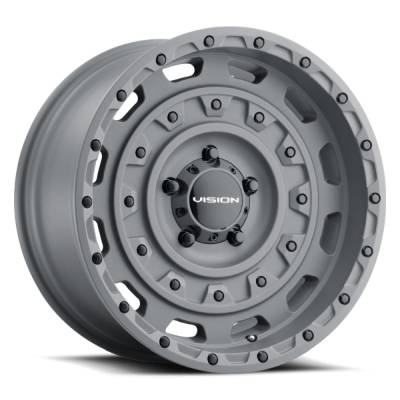 Vision Wheel - Vision Wheels 403 Tactical 17x10 5x5.5 -32mm Gray Matte; 403-7185TG-32