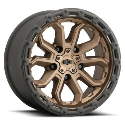 Vision Wheel - Vision Wheels 405 Korupt 16x8 5x5.5 0mm Bronze Matte; 405-6885BZSBL0