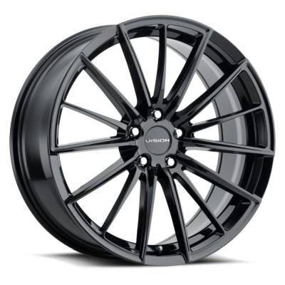 Vision Wheel - Vision Wheels 473 Axis 18x8 5x4.5 38mm Black Gloss; 473-8865GB38