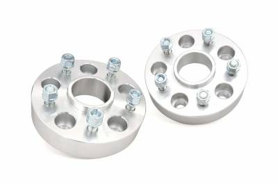 Rough Country Suspension Systems - Rough Country 2" 5x5 Aluminum Wheel Spacers-Pair, for Jeep JL/JT; 10085