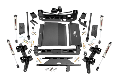 Rough Country Suspension Systems - Rough Country 4" Suspension Lift Kit, 88-98 GM 1500 Truck/SUV 4WD; 27470