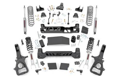 Rough Country Suspension Systems - Rough Country 6" Suspension Lift Kit, for 19-24 Ram 1500 4WD; 33431