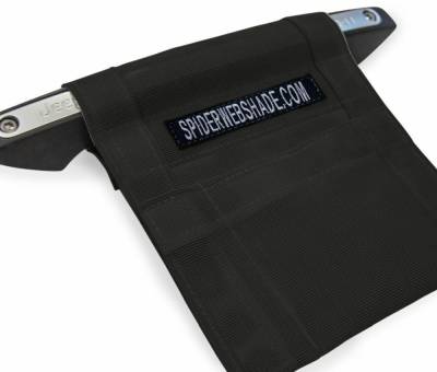 SpiderWebShade - SpiderWebShade Mesh Interior Storage Organizer-Black; SWS-GRBBAG-01-BLK