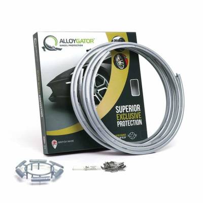 AlloyGator - AlloyGator K4SLVREXC EXCLUSIVE Series Wheel Lip Protectors-Set of 4, Silver