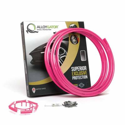 AlloyGator - AlloyGator K4PNKEXC EXCLUSIVE Series Wheel Lip Protectors-Set of 4, Pink