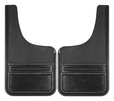 Gatorback - Gatorback Razorback Front/Rear 12"x22" Mud Flaps-Black, No Plate; RB1222CUTBK