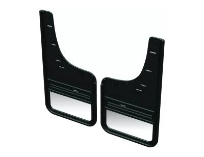 Gatorback - Gatorback Razorback Rear 12"x22" Mud Flaps-Black, for Ram 1500; RCR34R-SS