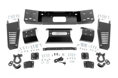 Rough Country Suspension Systems - Rough Country Front Hidden Winch Mount Kit, for 22-24 Tundra; 72003