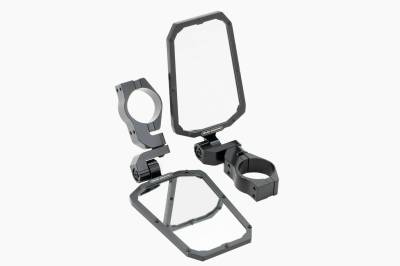Rough Country Suspension Systems - Rough Country Universal Side View Mirrors for 1.5"-2" Tube-Pair; 99209