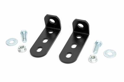 Rough Country Suspension Systems - Rough Country LED Whip Light Mounts-Black, for Polaris Ranger/RZR 170; 93086