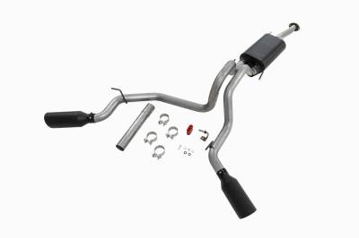Rough Country Suspension Systems - Rough Country Cat-Back Dual Exhaust System, for 16-23 Tacoma 3.5L; 96016