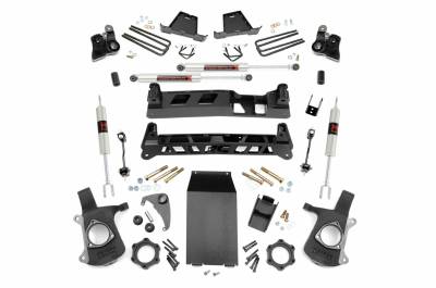 Rough Country Suspension Systems - Rough Country 4" Suspension Lift Kit, 99-06 Silverado/Sierra 1500 4WD; 25840