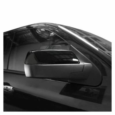 Ecoological - Ecoological Upper Side Mirror Covers-Gloss Black, Silverado/Sierra; MBK01