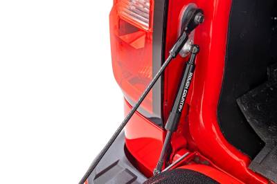 Rough Country Suspension Systems - Rough Country Tailgate Assist Strut Kit-Black, 07-18 Silverado/Sierra; 73216
