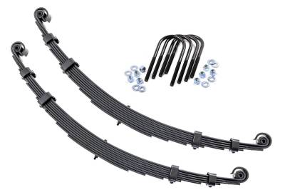 Rough Country Suspension Systems - Rough Country Front Leaf Spring Kit fits 2.5" Lift, for 55-75 Jeep CJ5; 8005Kit