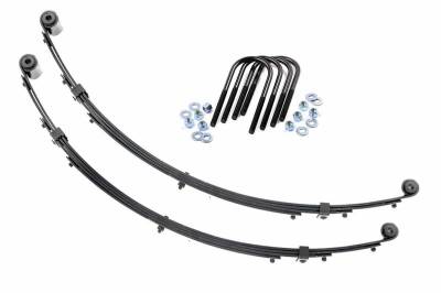 Rough Country Suspension Systems - Rough Country Front Leaf Spring Kit fits 4" Lift, for Wrangler YJ; 8010Kit