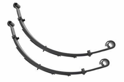 Rough Country Suspension Systems - Rough Country Front Leaf Spring Kit fits 6" Lift, for Wrangler YJ; 8014Kit