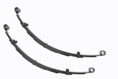 Rough Country Suspension Systems - Rough Country Front Leaf Spring Kit fits 4" Lift, for 64-80 FJ40; 8041Kit