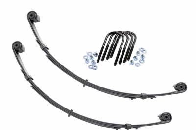 Rough Country Suspension Systems - Rough Country Front Leaf Spring Kit fits 4" Lift, for Wrangler YJ; 8063Kit