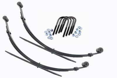 Rough Country Suspension Systems - Rough Country Rear Leaf Spring Kit fits 4" Lift, 99-04 Super Duty 4WD; 8066Kit