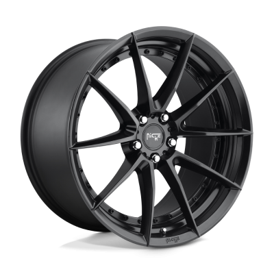 Niche 1PC - Niche Wheels M196 SECTOR 19x8.5 5x112 42mm Matte Black; M1961985F8+42