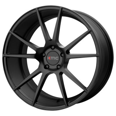 KMC - KMC Wheels KM709 FLUX 20x10 5x112 40mm Satin Black; KM70921057740