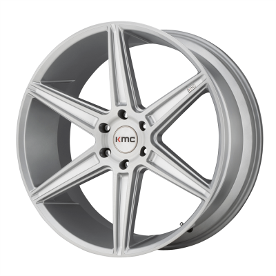 KMC - KMC Wheels KM712 PRISM TRUCK 22x9.5 5x120 30mm Brushed Silver; KM71222952430