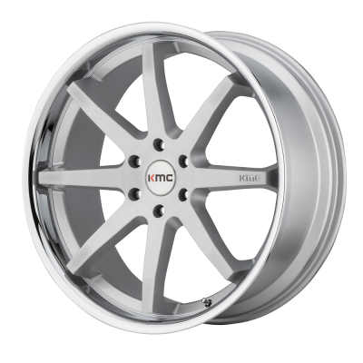 KMC - KMC Wheels KM715 REVERB 22x9.5 6x5.5 30mm Brushed Silver/Chrome; KM71522962430