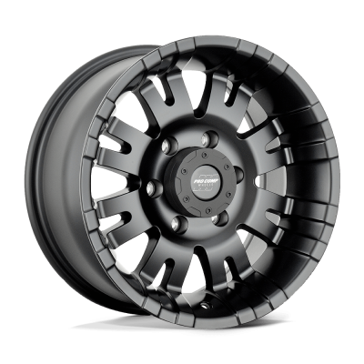 Pro Comp Wheels - Pro Comp Alloys PA01 Raven 16x8 6x5.5 0mm Satin Black; PXA5001-6883