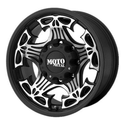 Moto Metal - Moto Metal MO909 SKULL 17x9 8x170 -12mm Gloss Black/Machined; MO90979087312N
