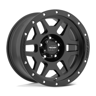Pro Comp Wheels - Pro Comp Wheels PA41 PHASER 18x9 6x5.5 12mm Satin Black PXA5041-898355