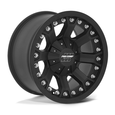 Pro Comp Wheels - Pro Comp Wheels PA33 GRID 17x9 5x5.0 -6mm Matte Black; PXA7033-7905