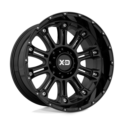 XD - XD Wheels XD829 HOSS II 18x9 5x5.0 0mm Gloss Black; XD82989050300