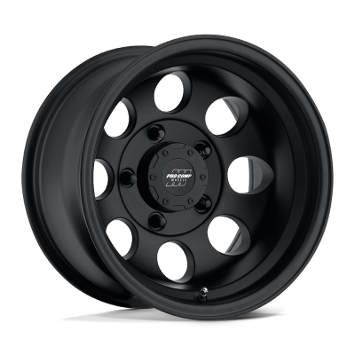 Pro Comp Alloys - Pro Comp Wheels PA69 VINTAGE 16x8 6x5.5 -12mm Flat Black; PXA7069-6883