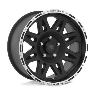 Pro Comp Alloys - Pro Comp Wheels PA05 TORQ 17x9 5x5.0 -6mm Flat Black/Machine; PXA7105-7973
