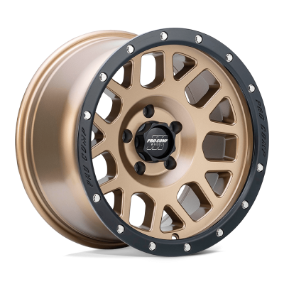 Pro Comp Alloys - Pro Comp Wheels PA40 VERTIGO 17x9 5x5.0 -6mm Matte Bronze/Black; PXA9640-7973