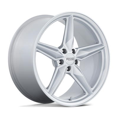 Foose 1PC - Foose Wheels F174 CF8 20x10 5x4.5 35mm Gloss Silver; F174200066+35