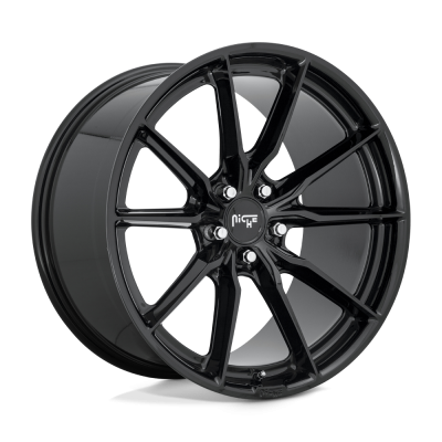 Niche 1PC - Niche Wheels M240 RAINIER 22x10.5 5x120 40mm Gloss Black; M240220511+40