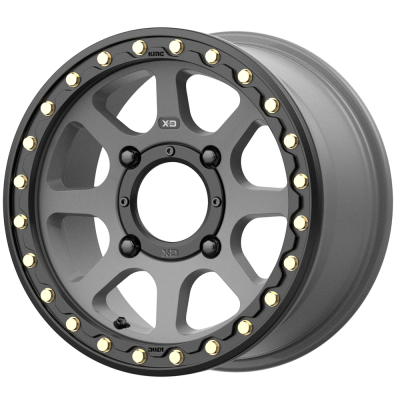 XD Powersports - XD Wheels XS234 ADDICT 2 BEADLOCK 14x7 4x137 38mm Satin Gray; XS23447048438