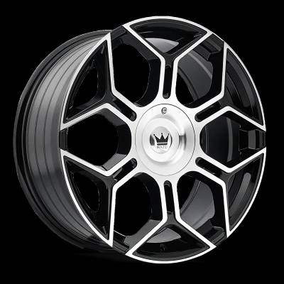 Mazzi - Mazzi Wheels 379 LIBRA 20x8.5 5x115/120 18mm Machined & Black Gloss; 379-2818BM