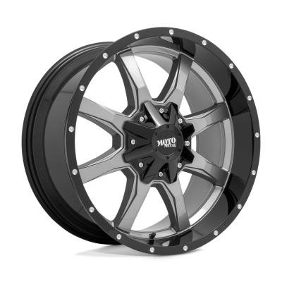 Moto Metal - Moto Metal MO970 18x9 5x4.5 18mm Gloss Gray/Black; MO97089012418