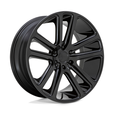 DUB 1PC - DUB Wheels S256 FLEX 22x9.5 5x5.0 10mm Gloss Black; S256229573+10