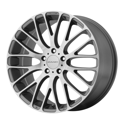 KMC Wheels - KMC Wheels KM693 MAZE 20x8.5 5x112 40mm Gray; KM69328556540