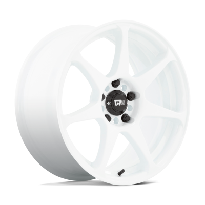 Motegi - Motegi Wheels MR154 BATTLE 17x8 5x4.25 30mm White; MR15478045930